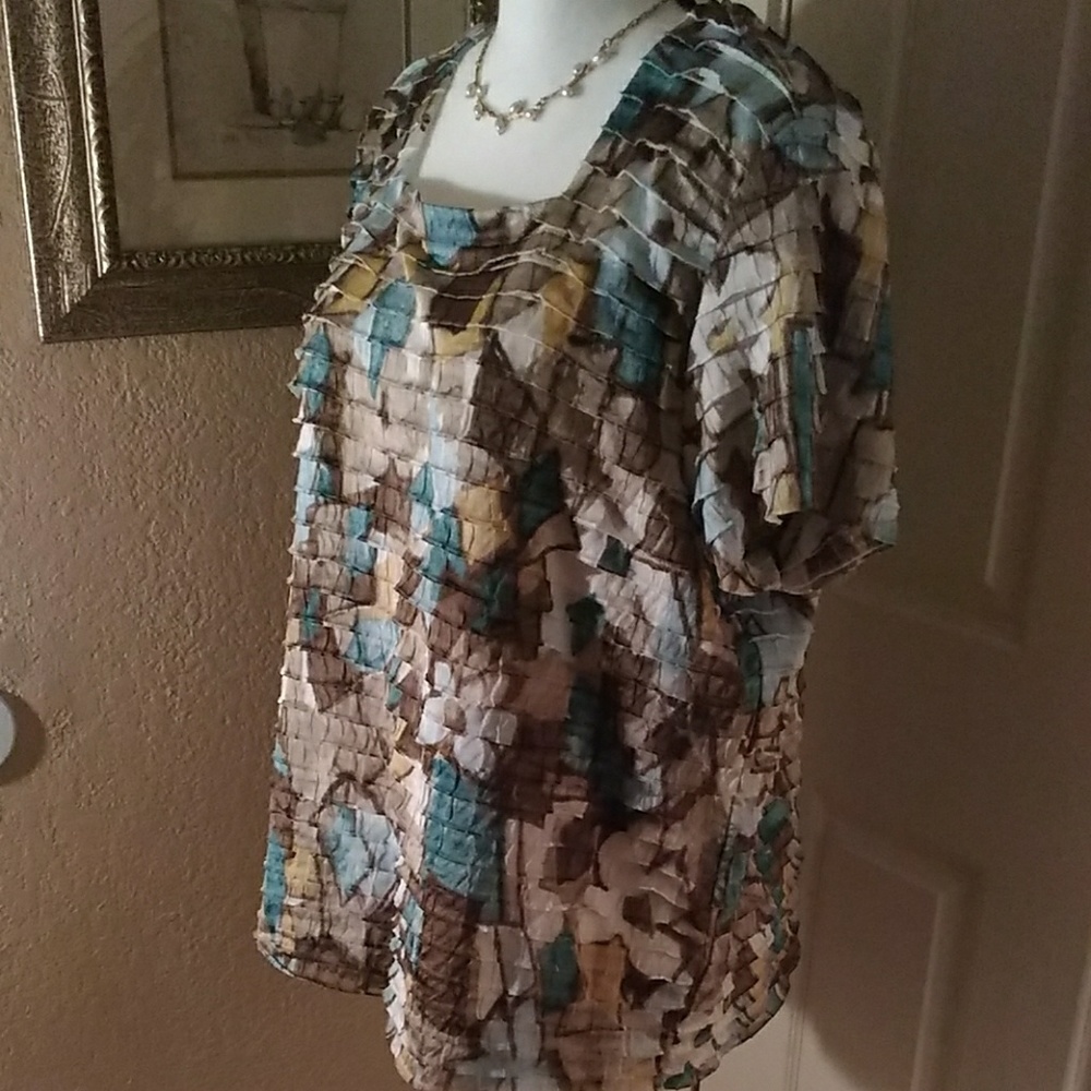 Alfred Dunner short sleeve top - Picture 3 of 6